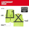 Milwaukee Tool Milwaukee Class 2 High Visibility Yellow Mesh One Pocket Safety Vest - S/M (CSA)
