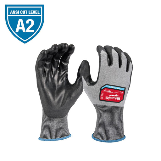 Milwaukee Tool Milwaukee Cut Level 2 High Dexterity Polyurethane Dipped Gloves - L