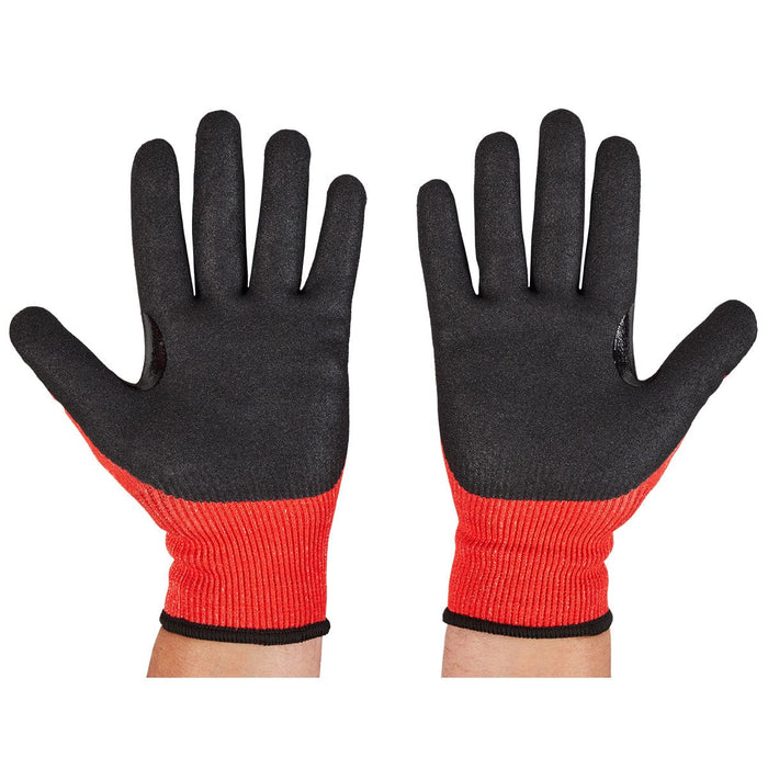 Milwaukee Tool Apparel and Safety Gear Milwaukee Cut Level 3 Nitrile Dipped Gloves, XL