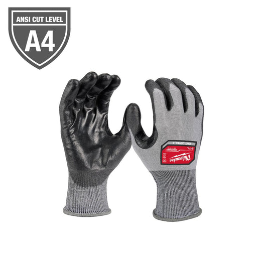 Milwaukee Tool Milwaukee Cut Level 4 High Dexterity Polyurethane Dipped Gloves - L