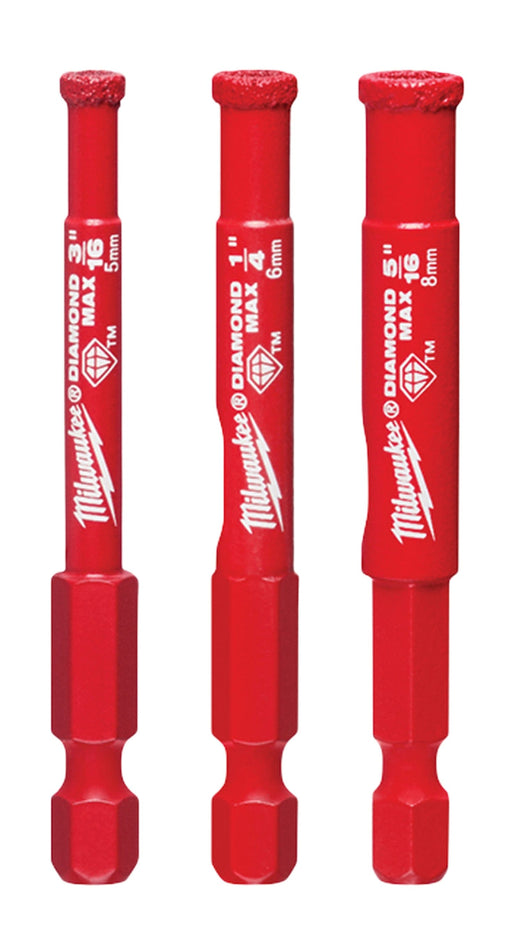 Milwaukee Tool Milwaukee DIAMOND MAX™ Diamond Grit Hole Saw 3 PC Set