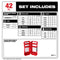 Milwaukee Tool Milwaukee Driver Bit Set - 42PC