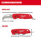 Milwaukee Tool Milwaukee FASTBACK™ Hawkbill Folding Pocket Knife