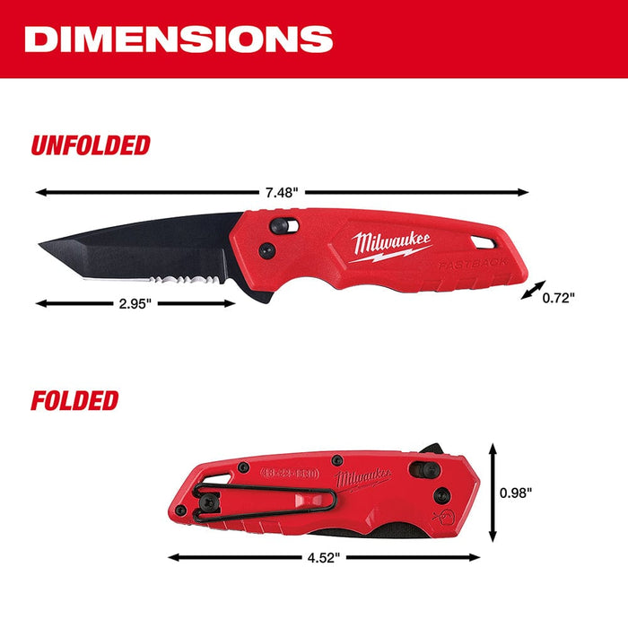 Milwaukee Tool Milwaukee FASTBACK™ Spring Assisted Folding Knife