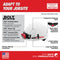 Milwaukee Tool Apparel and Safety Gear Milwaukee Gray Front Brim Vented Hard Hat w/4pt Ratcheting Suspension - Type 1, Class C