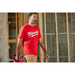 Milwaukee Tool Apparel and Safety Gear Milwaukee Heavy Duty T-Shirt - Short Sleeve Logo Red L