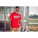 Milwaukee Tool Apparel and Safety Gear Milwaukee Heavy Duty T-Shirt - Short Sleeve Logo Red M