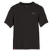 Milwaukee Tool Apparel and Safety Gear Milwaukee Hybrid Work Tee - Short Sleeve - Black M