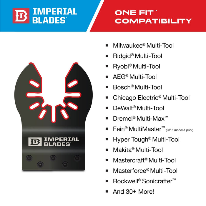 Milwaukee Tool Accessories Milwaukee Imperial Blades IBOA300-1 One Fit™ 1-1/4" Standard Wood & Nails Blade, 1PC