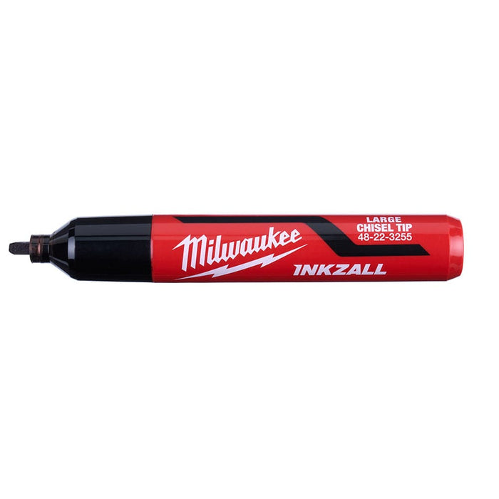 Milwaukee Tool Milwaukee INKZALL™ 3PC Large Chisel Tip Black Marker