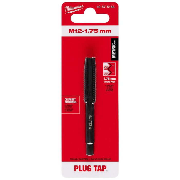 Milwaukee Tool Accessories Milwaukee M12-1.75 mm Straight Flute Plug Tap