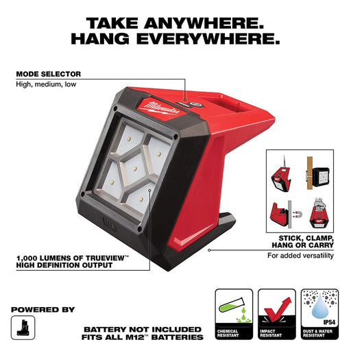 Milwaukee Tool Tools Milwaukee M12™ Compact Flood Light