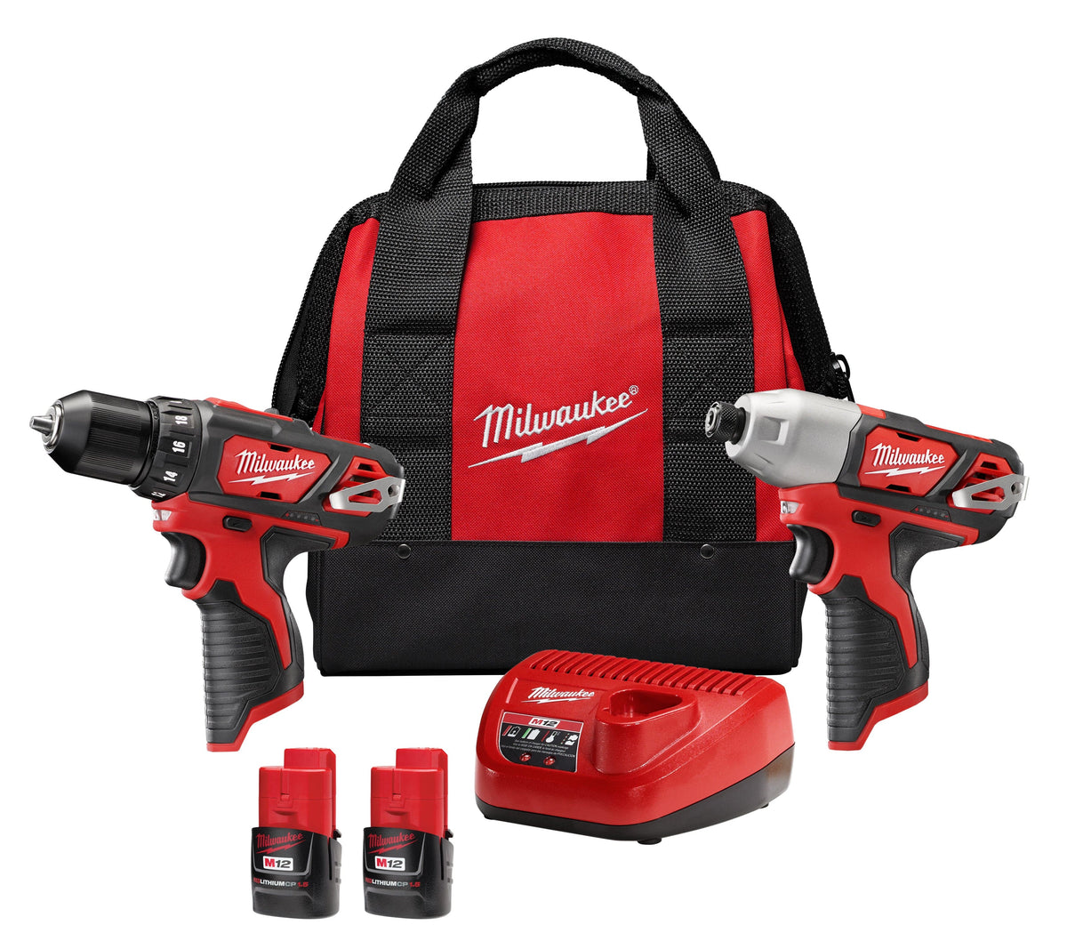 Milwaukee Tool Milwaukee M12 Drill/Impact Combo Kit