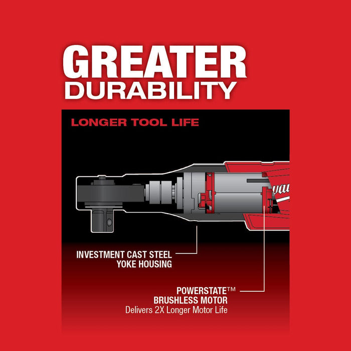 Milwaukee Tool Tools Milwaukee M12 FUEL™ 1/2 in. Ratchet 2 Battery Kit