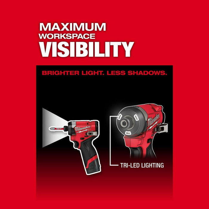 Milwaukee Tool Milwaukee M12 FUEL™ 1/4" Hex Impact Driver Kit