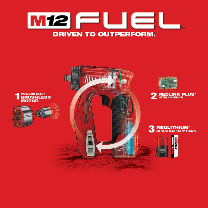 Milwaukee Tool Tools Milwaukee M12 FUEL™ Installation Drill/Driver Kit