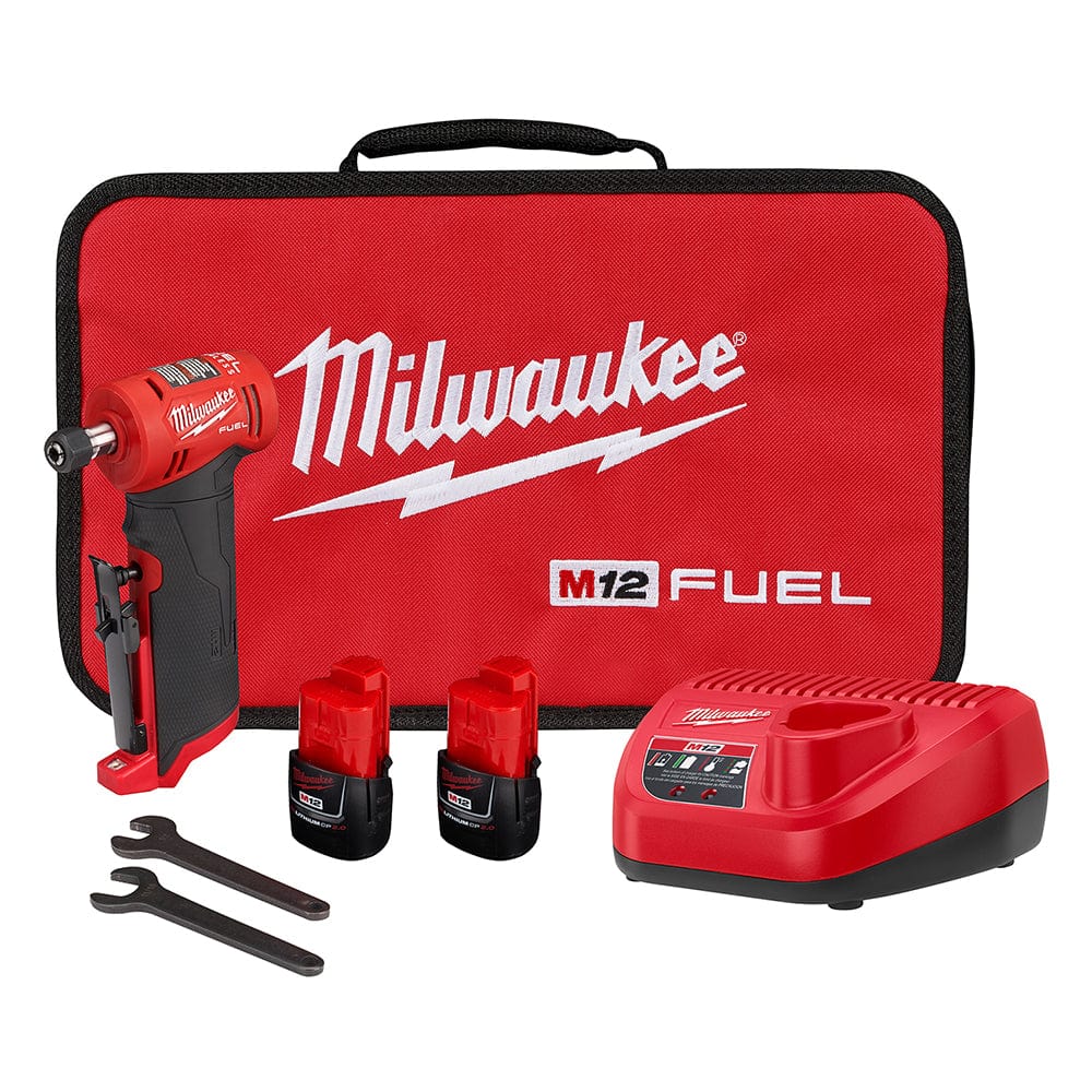 Milwaukee Tool Tools Milwaukee M12 FUEL™ Right Angle Die Grinder Kit