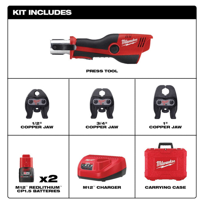 Milwaukee Tool Tools Milwaukee M12™ Press Tool