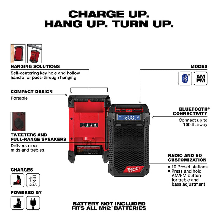 Milwaukee Tool Milwaukee M12™ Radio and Charger