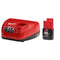 Milwaukee Tool Tools Milwaukee M12™ REDLITHIUM™ 2.0Ah Battery and Charger Starter Kit