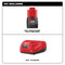 Milwaukee Tool Tools Milwaukee M12™ REDLITHIUM™ 2.0Ah Battery and Charger Starter Kit