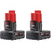 Milwaukee Tool Milwaukee M12™ REDLITHIUM™ XC 3.0Ah Battery (2 Piece)