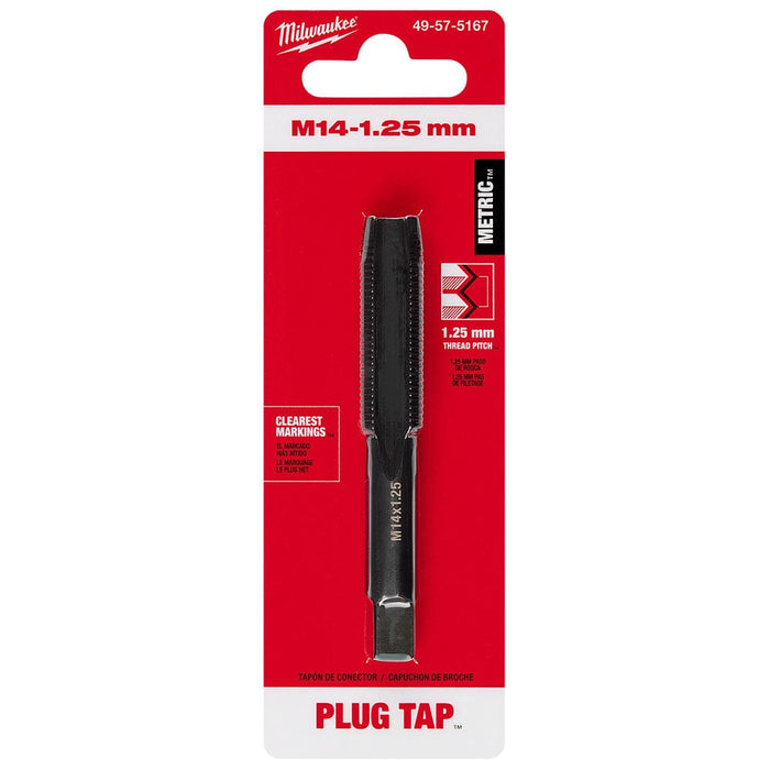 Milwaukee Tool Accessories Milwaukee M14-1.25 mm Straight Flute Plug Tap