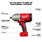 Milwaukee Tool Tools Milwaukee M18™ Brushless 1/2" High Torque Impact Wrench w/ Friction Ring