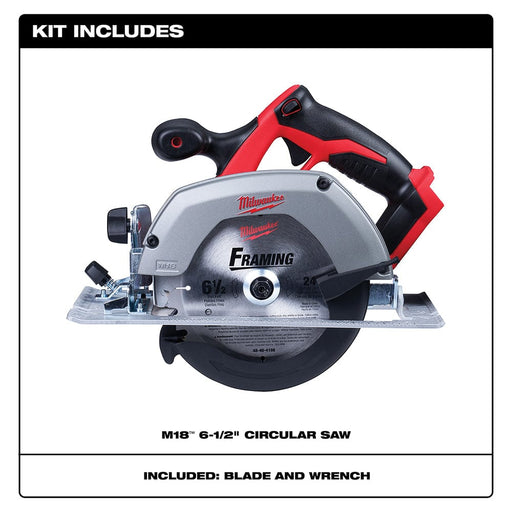 Milwaukee Tool Tools Milwaukee M18™ Cordless Lithium-Ion 6-1/2 in. Circular Saw