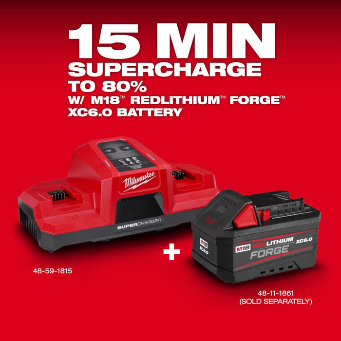 Milwaukee Tool Tools Milwaukee M18™ Dual Bay Simultaneous Super Charger