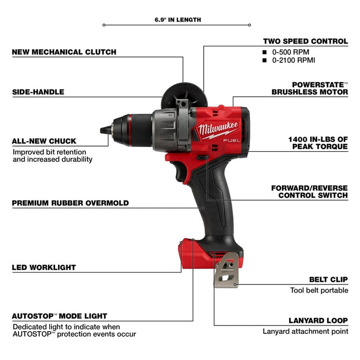 Milwaukee Tool Tools Milwaukee M18 FUEL™  1/2" Hammer Drill/Driver