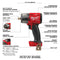 Milwaukee Tool Tools Milwaukee M18 FUEL™ 1/2 Mid-Torque Impact Wrench w/ Pin Detent