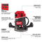 Milwaukee Tool Tools Milwaukee M18 FUEL™  1/2" Router