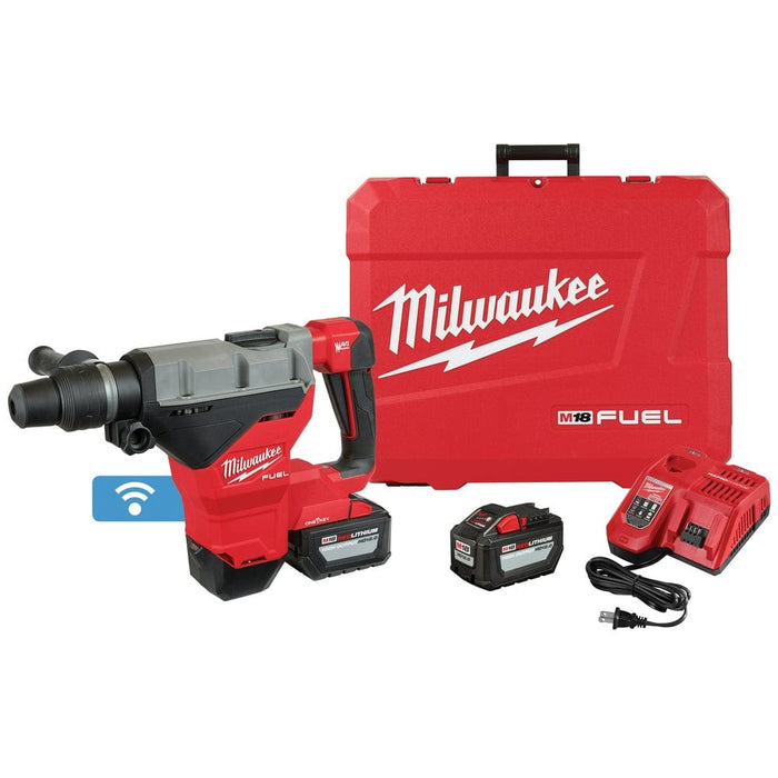 Milwaukee Tool Tools Milwaukee M18 FUEL™ 1-3/4 in. SDS Max Rotary Hammer with One Key™ Two HD12.0 Battery Kit