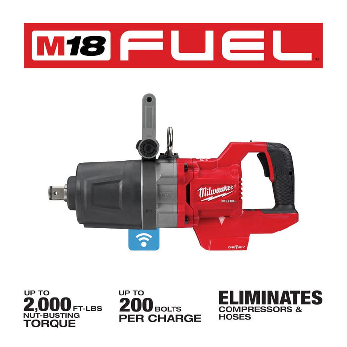 Milwaukee Tool Tools Milwaukee M18 FUEL™ 1 in. D-Handle High Torque Impact Wrench w/ ONE-KEY™