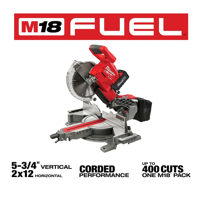 Milwaukee Tool Tools Milwaukee M18 FUEL™ 10" Dual Bevel Sliding Compound Miter Saw Kit