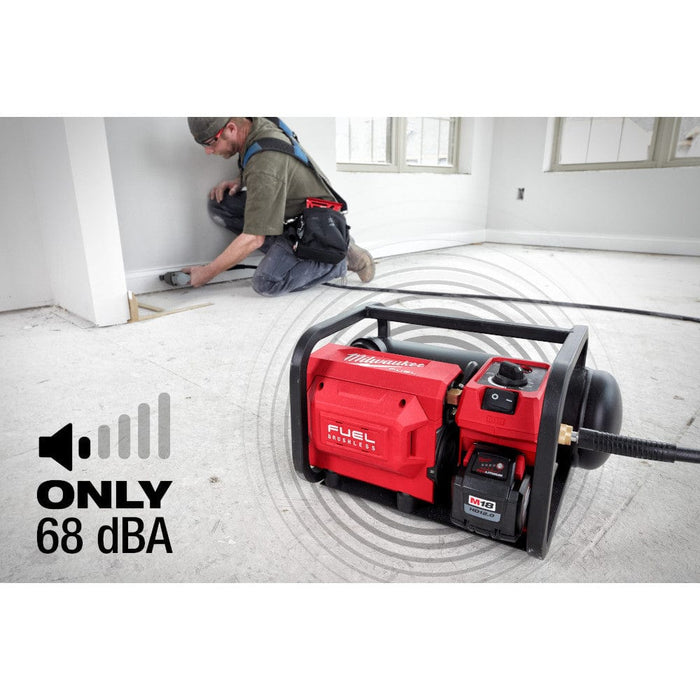 Milwaukee Tool Air Tools and Compressors Milwaukee M18 FUEL™ 2 Gallon Compact Quiet Compressor