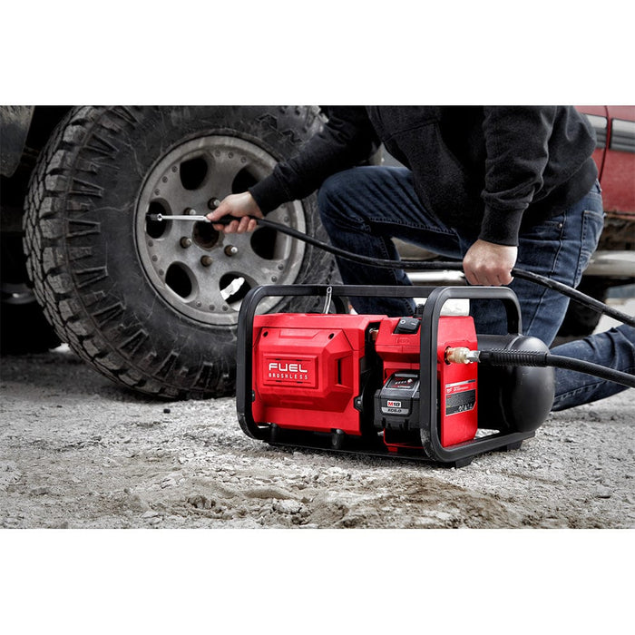 Milwaukee Tool Air Tools and Compressors Milwaukee M18 FUEL™ 2 Gallon Compact Quiet Compressor