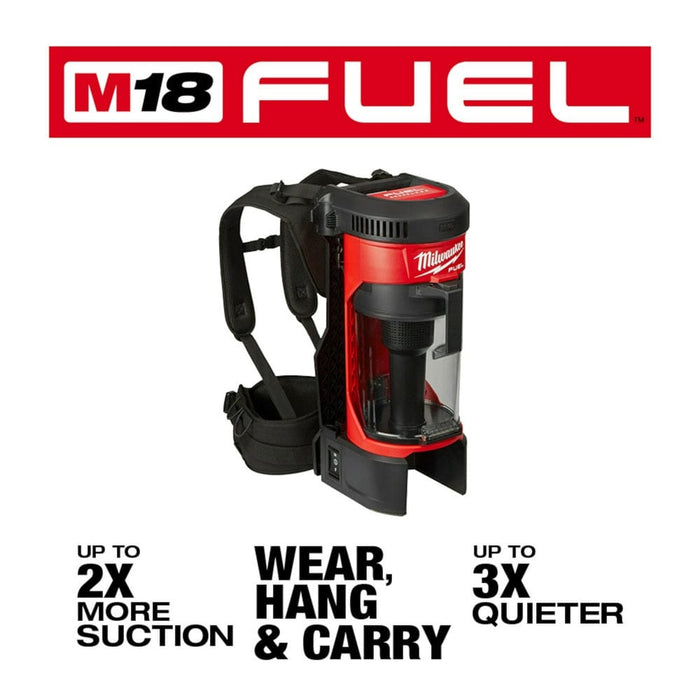 Milwaukee Tool Tools Milwaukee M18 FUEL™ 3-in-1 Backpack Vacuum