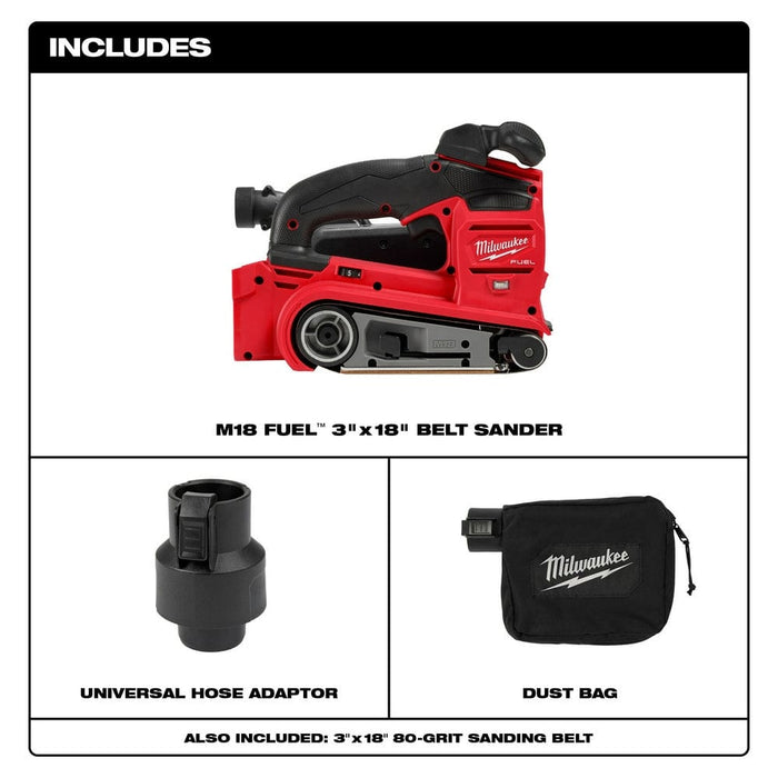 Milwaukee Tool Tools Milwaukee M18 FUEL™ 3"x18" Belt Sander