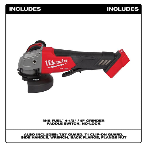 Milwaukee Tool Tools Milwaukee M18 FUEL™ 4-1/2" / 5" Grinder Paddle Switch, No-Lock