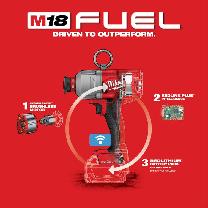 Milwaukee Tool Tools Milwaukee M18 FUEL™ 7/16 in. Hex Utility HTIW w/ ONE-KEY™