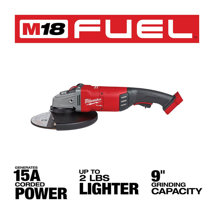 Milwaukee Tool Tools Milwaukee M18 FUEL™ 7 in. / 9 in. Large Angle Grinder