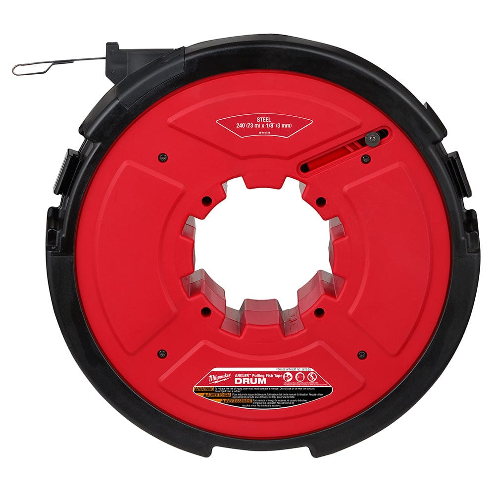 Milwaukee Tool Tools Milwaukee M18 FUEL™ ANGLER™ 240 Ft. x 1/8 in. Steel Pulling Fish Tape Replacement Cartridge