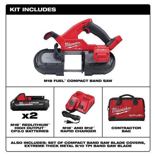 Milwaukee Tool Tools Milwaukee M18 FUEL™ Compact Band Saw Kit