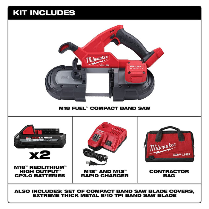 Milwaukee Tool Tools Milwaukee M18 FUEL™ Compact Band Saw Kit