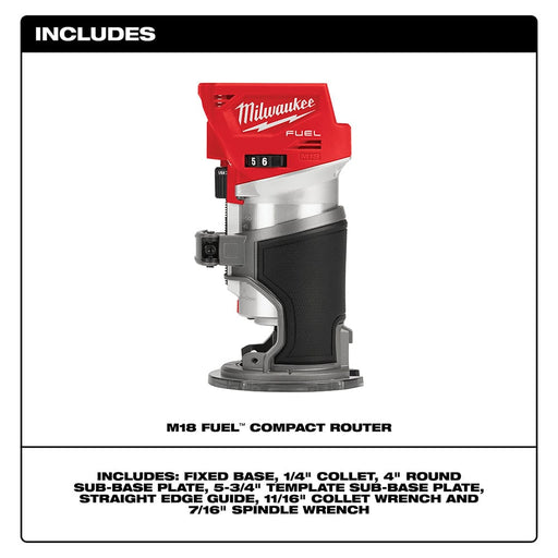 Milwaukee Tool Tools Milwaukee M18 FUEL™ Compact Router