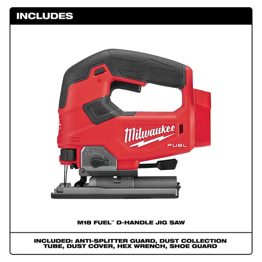 Milwaukee Tool Tools Milwaukee M18 FUEL™ D-handle Jig Saw