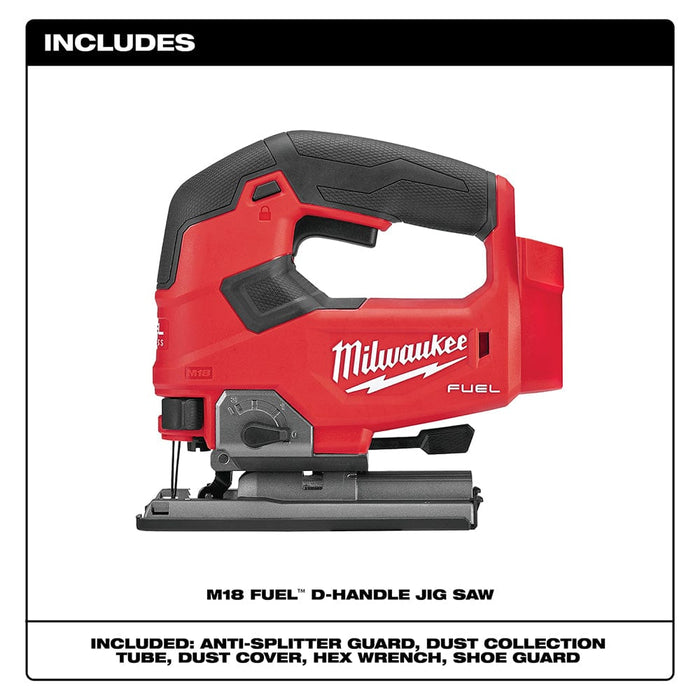 Milwaukee Tool Tools Milwaukee M18 FUEL™ D-handle Jig Saw