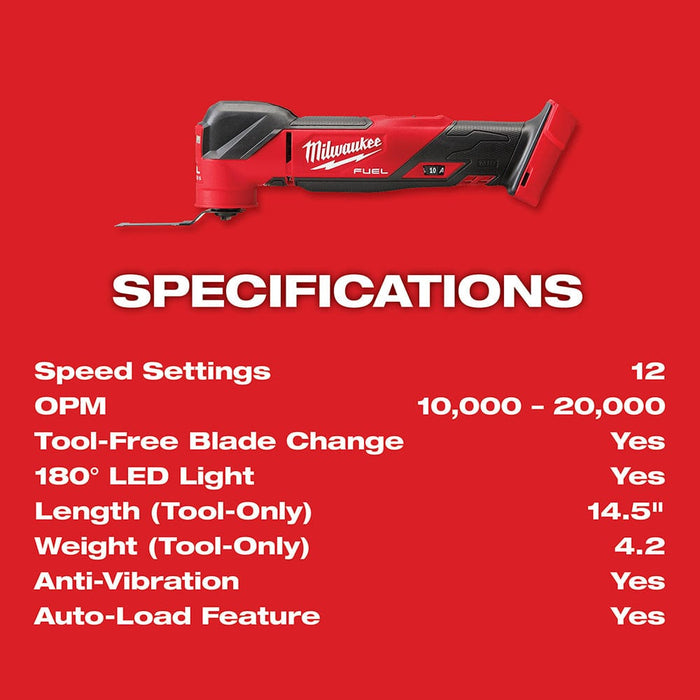 Milwaukee Tool Tools Milwaukee M18 FUEL™ Oscillating Multi-Tool